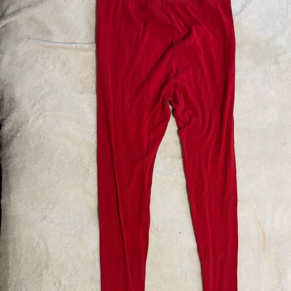 KIDS GAP red 2 piece christmas unicorn PJs size 14 - Picture 3 of 10